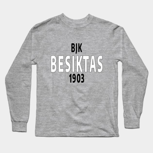 Besiktas Bjk 1903 Classic Long Sleeve T-Shirt by Medo Creations